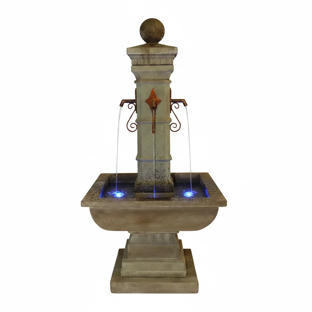Giannini Garden Avignon Solange Outdoor Water Fountain 1707C