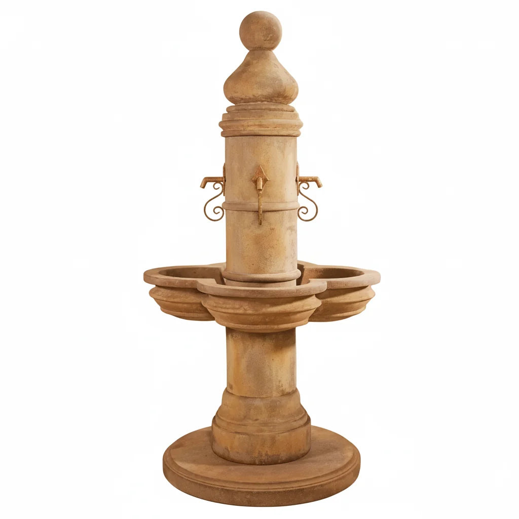 Giannini Garden Beaumont Outdoor Courtyard Fountain 1588C