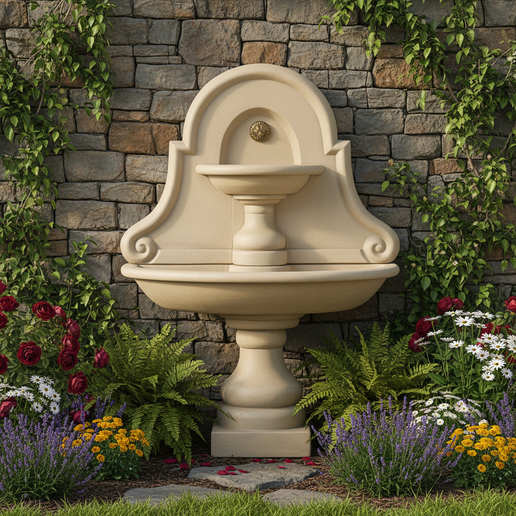 Giannini Garden Belair Outdoor Wall Fountain For Spout 1126C