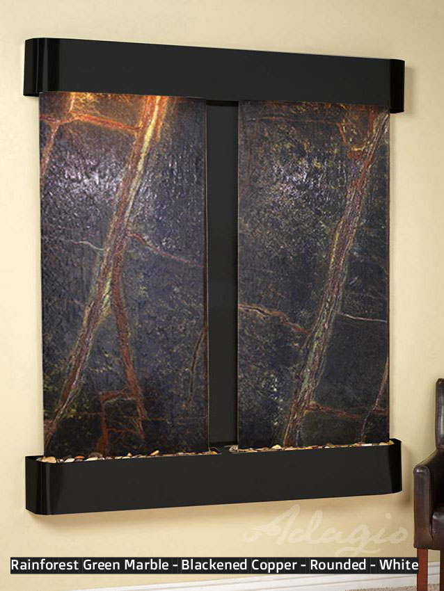 Adagio Cottonwood Falls 69” H x 61” W Indoor Water Wall Fountain CFR1002