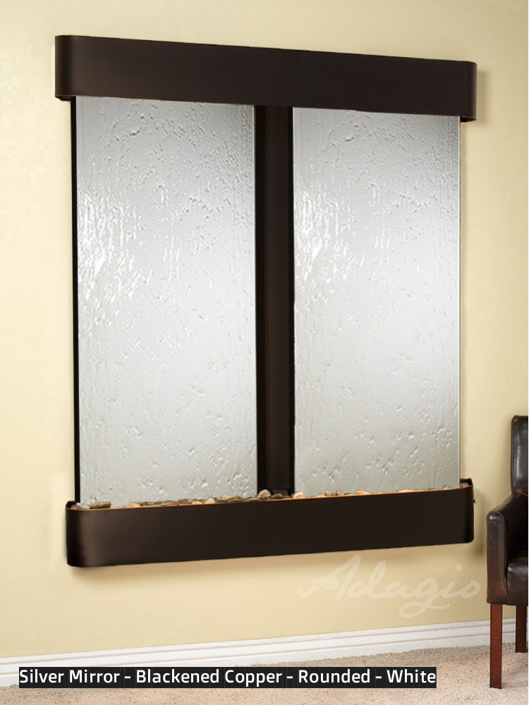 Adagio Cottonwood Falls 69” H x 61” W Indoor Water Wall Fountain CFR1002