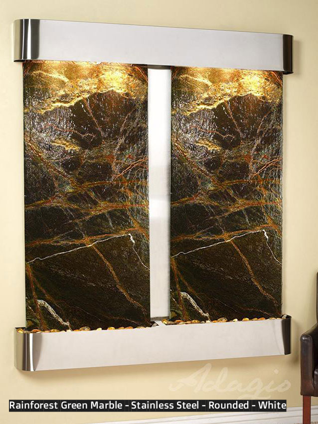 Adagio Cottonwood Falls 69” H x 61” W Indoor Water Wall Fountain CFR1002