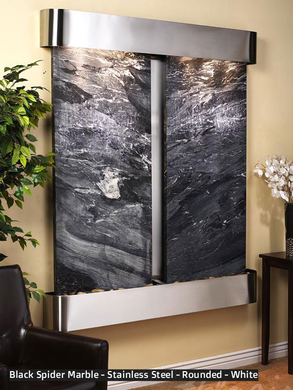 Adagio Cottonwood Falls 69” H x 61” W Indoor Water Wall Fountain CFR1002
