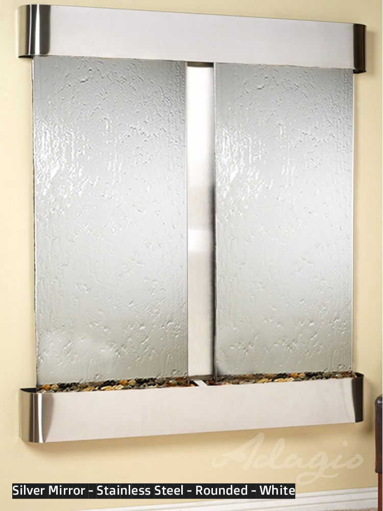 Adagio Cottonwood Falls 69” H x 61” W Indoor Water Wall Fountain CFR1002