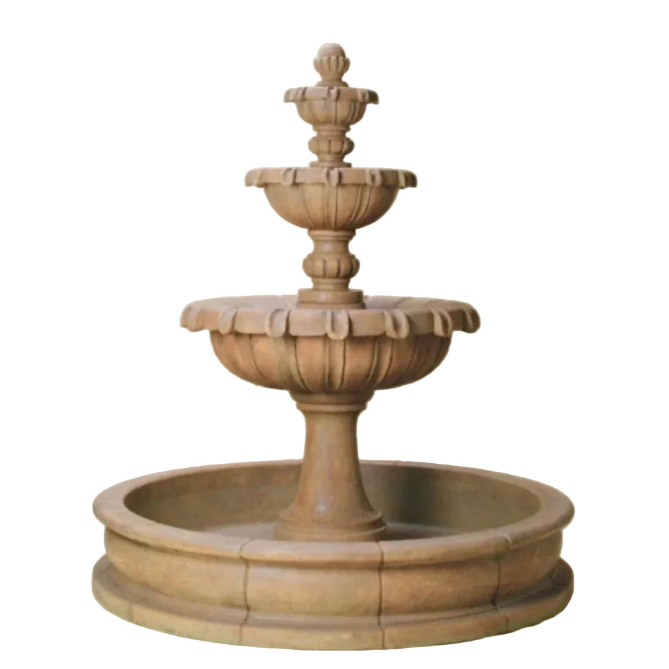 Giannini Garden Chateau Pond Outdoor Water Fountain 1163