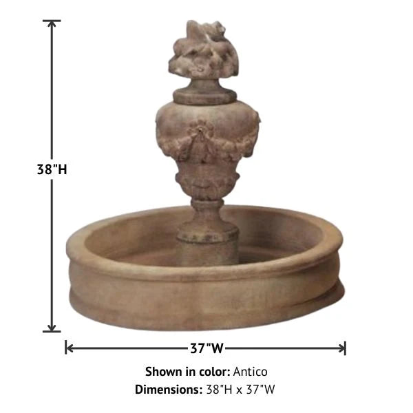Giannini Garden Chelsea Outdoor Pond Fountain 1026