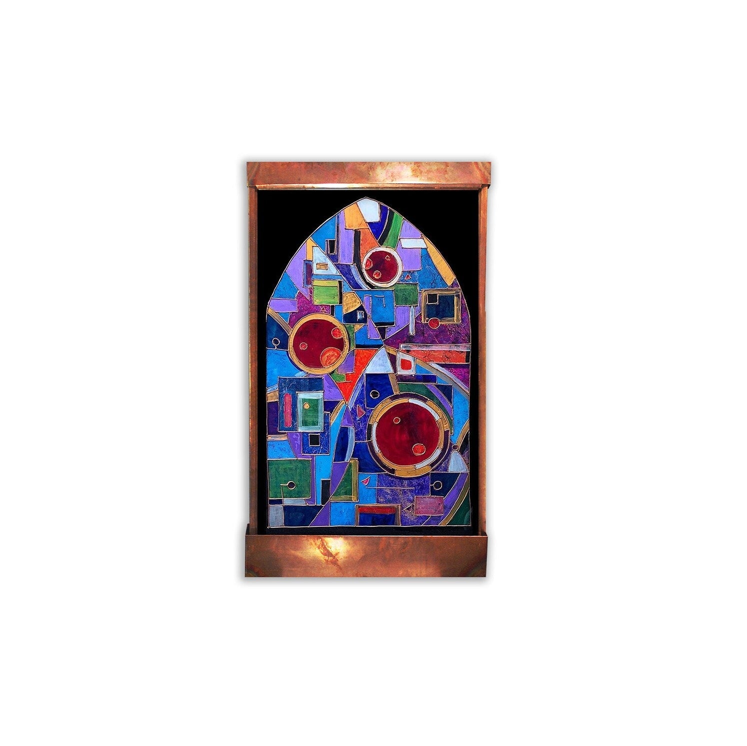 Cameron Harvey Electric Church Galaxy 48″ H x 28″ W Indoor Wall Fountain
