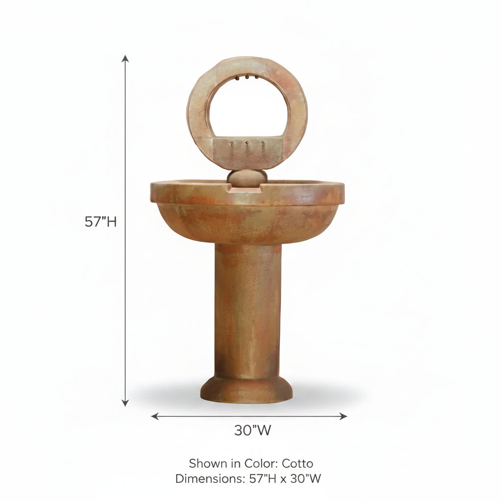 Giannini Garden Contempo Outdoor Water Fountain 1158
