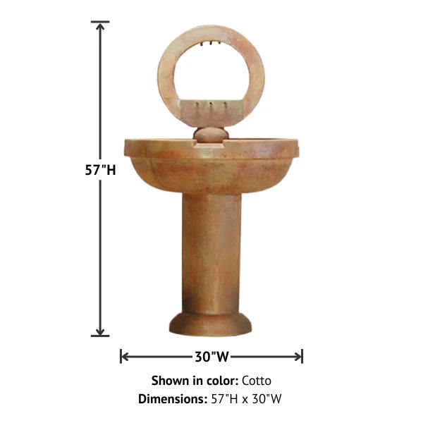 Giannini Garden Contempo Outdoor Water Fountain 1158