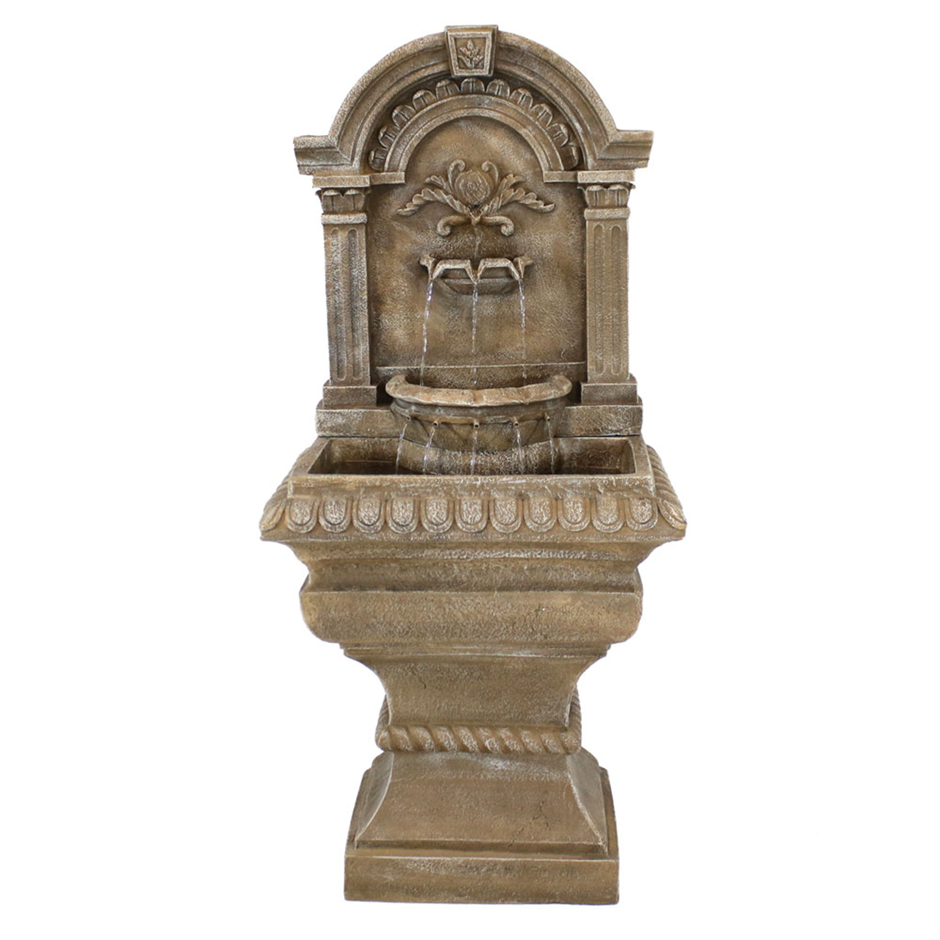 Sunnydaze 51" Ornate Lavello Outdoor Water Fountain with Electric Submersible Pump