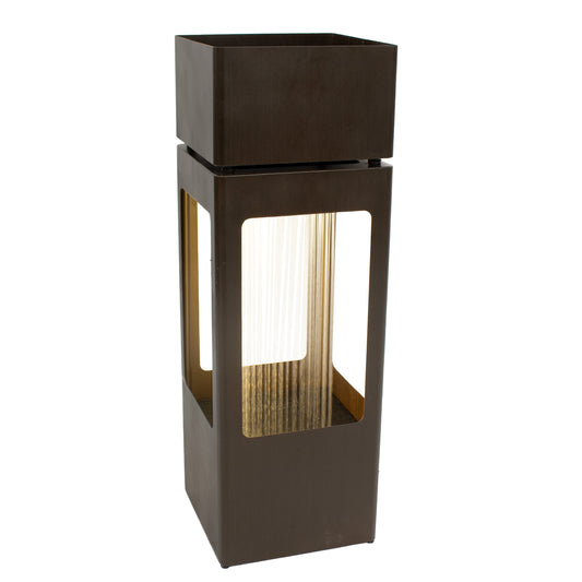 Sunnydaze 36" Serene Showers Outdoor Water Fountain with Lights