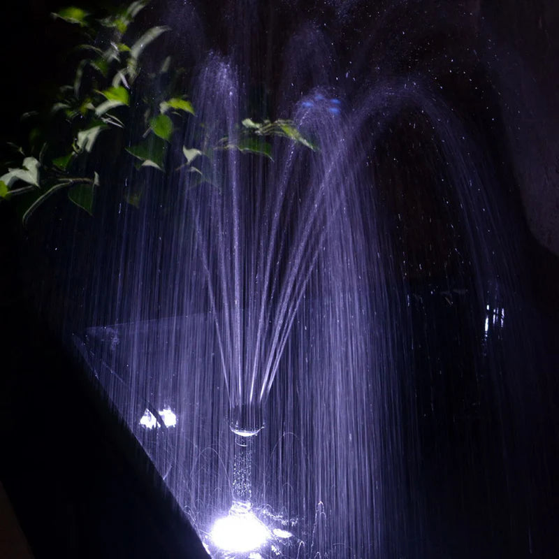 Sunnydaze 396 GPH 120" Lift Solar Pump and Panel Kit with Battery Pack and LED Light SLP-109E