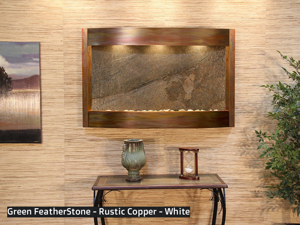 Adagio Calming Waters 35"H x 54"W Indoor Wall Fountain CWA1011