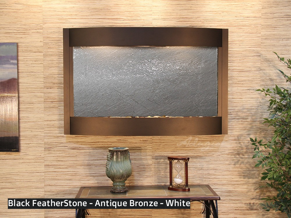 Adagio Calming Waters 35"H x 54"W Indoor Wall Fountain CWA1011