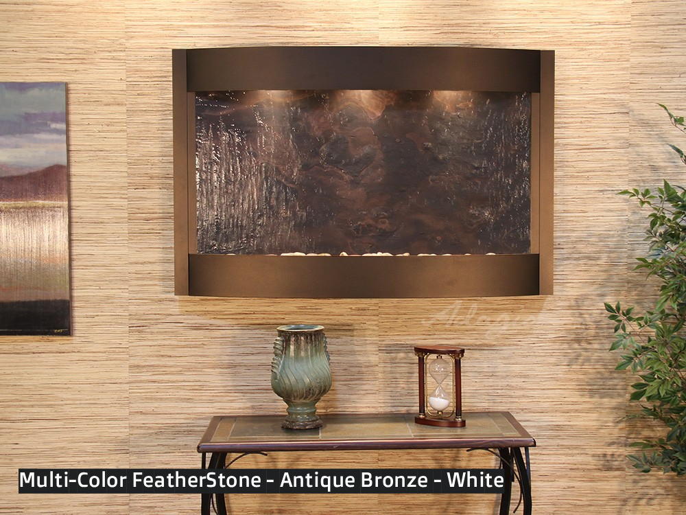 Adagio Calming Waters 35"H x 54"W Indoor Wall Fountain CWA1011