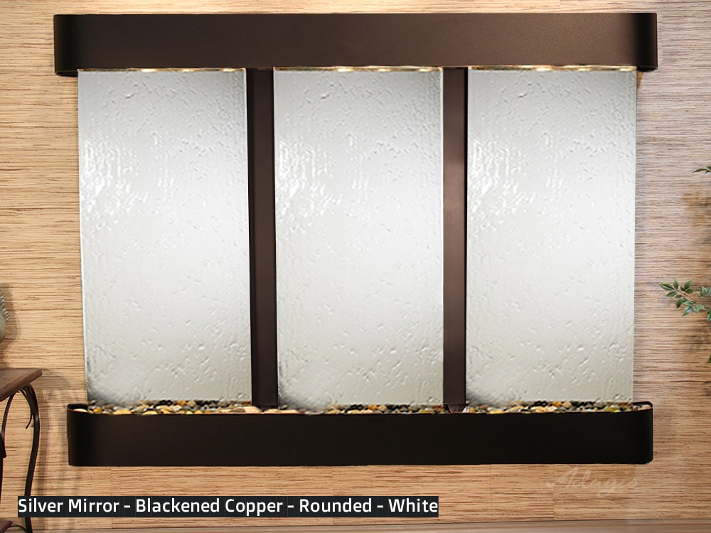 Adagio Deep Creek Falls 69”H x 91”W Indoor Water Wall Fountain DCR1002