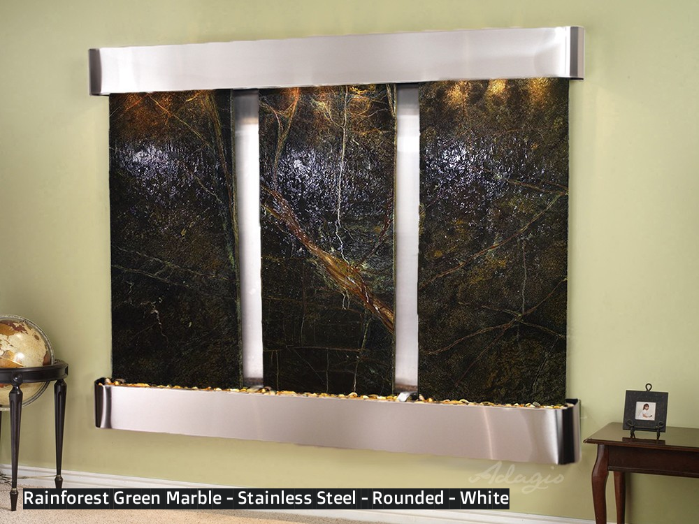 Adagio Deep Creek Falls 69”H x 91”W Indoor Water Wall Fountain DCR1002