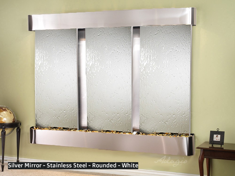 Adagio Deep Creek Falls 69”H x 91”W Indoor Water Wall Fountain DCR1002