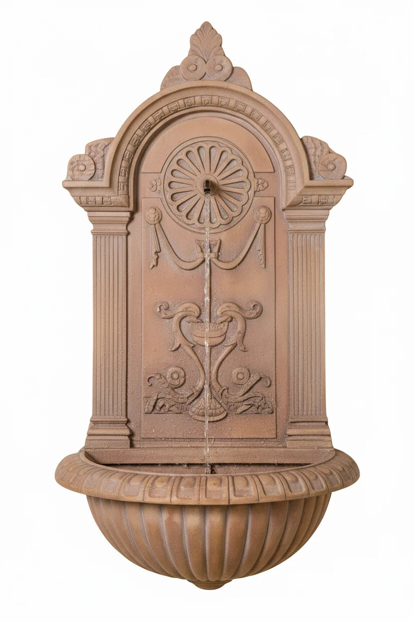 Giannini Garden Delfino Outdoor Wall Fountain 1085