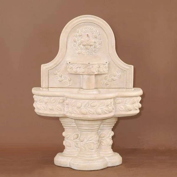 Giannini Garden Deruta Lemon Outdoor Wall Fountain 1128