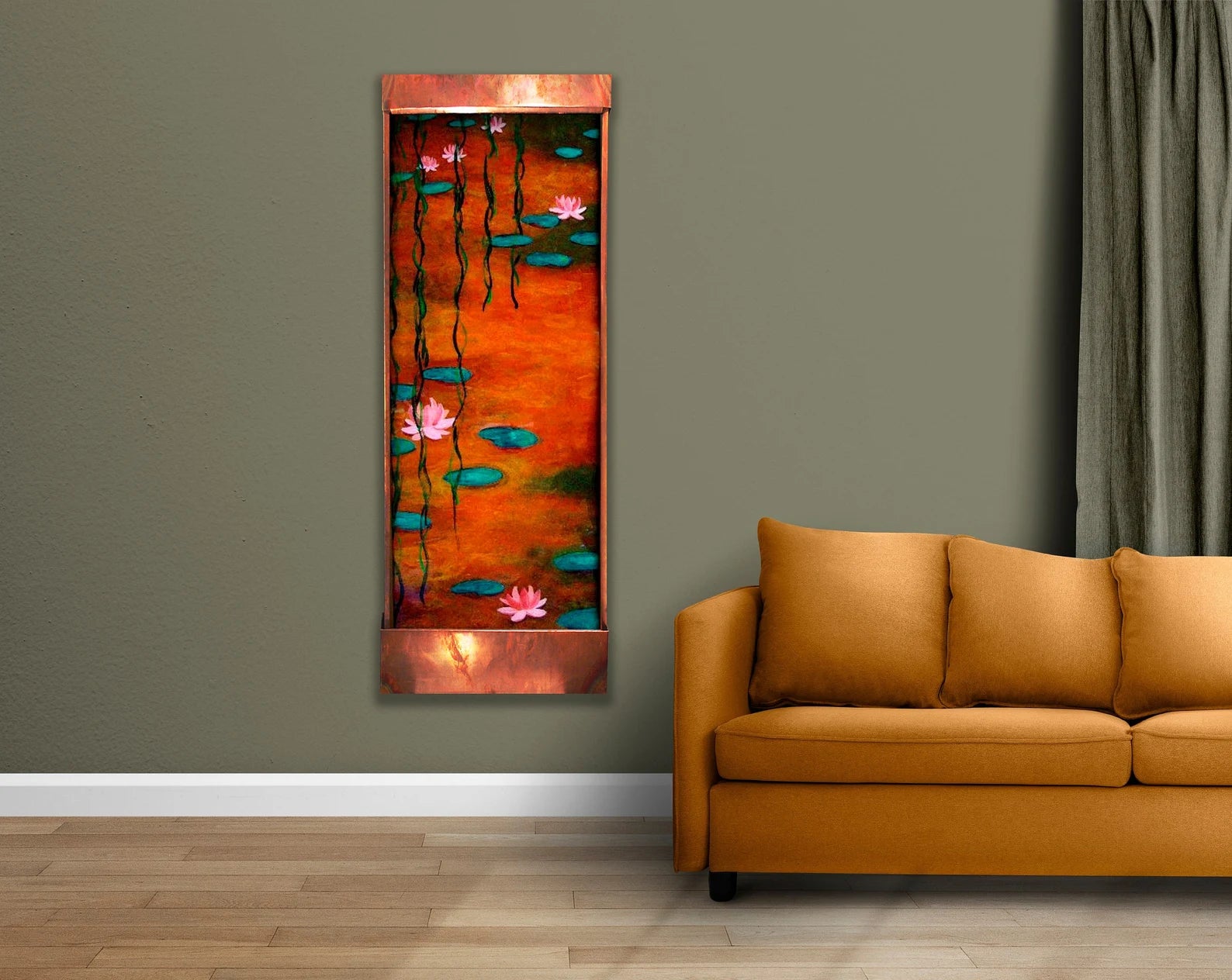 Cameron Harvey Dragonfly 5’6″ H x 2′ W Indoor Wall Fountain