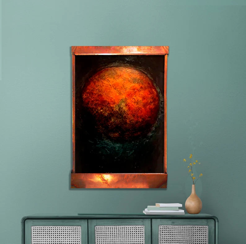 Cameron Harvey Ex Nihilo 48″ H x 28″ W Indoor Wall Fountain (Out of Nothingness)