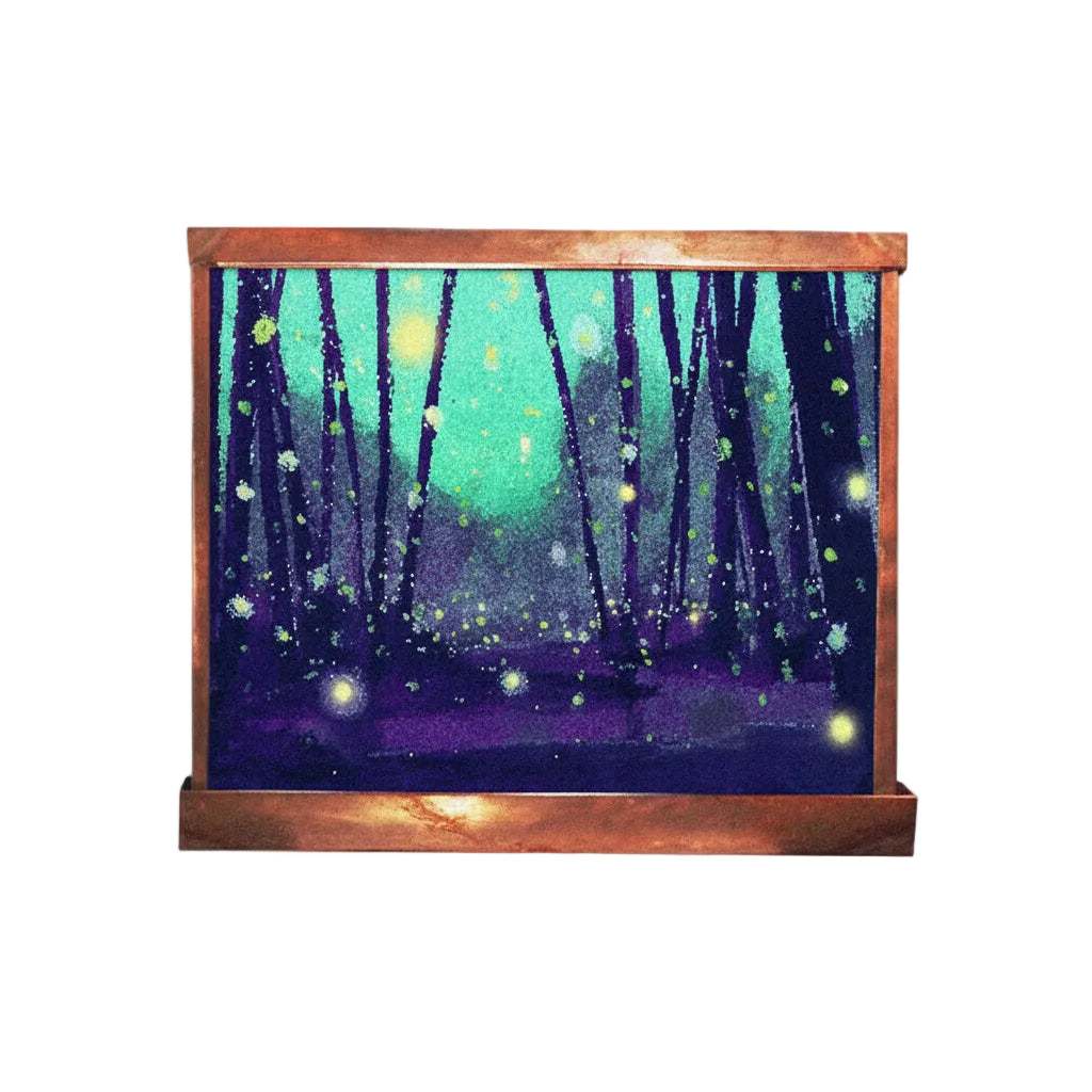 Cameron Harvey Fireflies in Summer 36″ H x 48″ W Indoor Wall Fountain