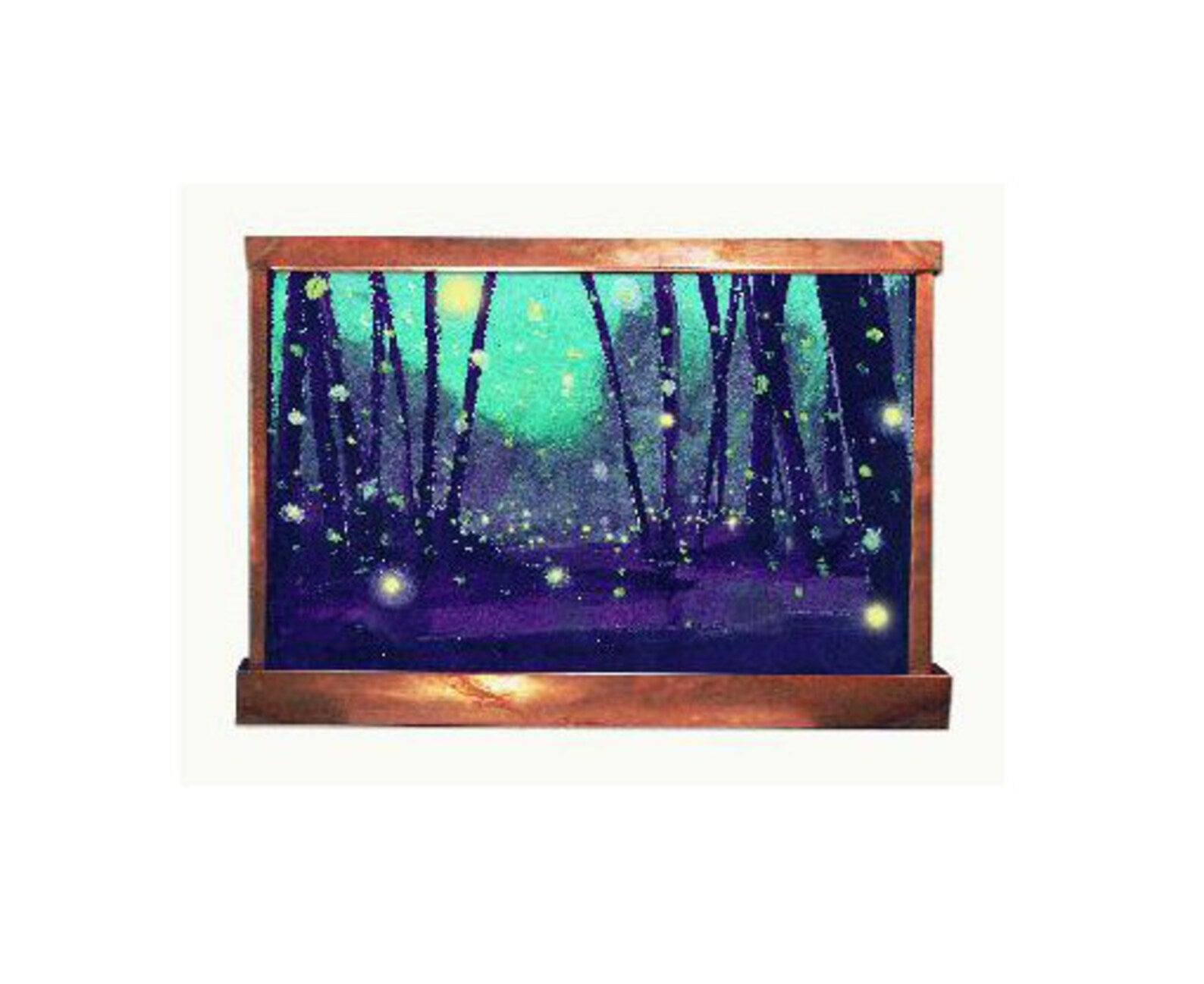 Cameron Harvey Fireflies in Summer 36″ H x 48″ W Indoor Wall Fountain