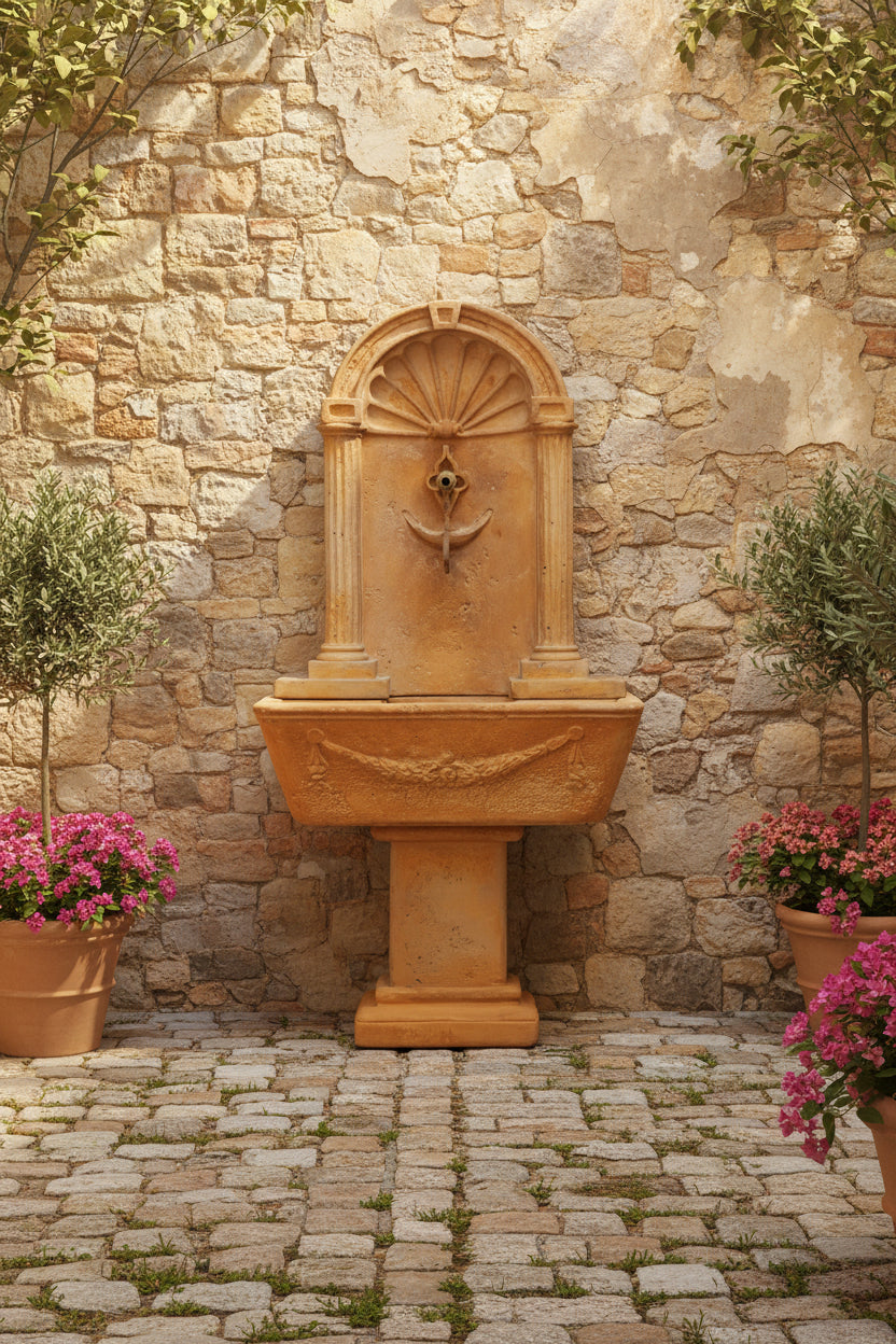 Giannini Garden Foritalico Outdoor Wall Fountain For Spout 1564C