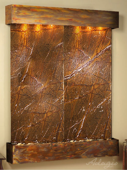 Adagio Majestic River 69"H x 54"W Indoor Wall Fountain MRR1011