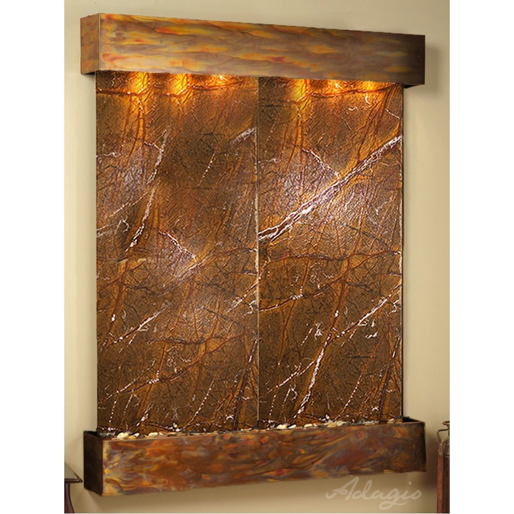 Adagio Majestic River 69"H x 54"W Indoor Wall Fountain MRR1011