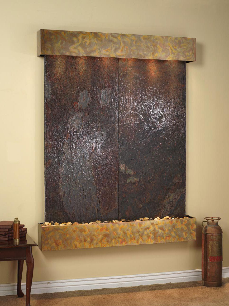 Adagio Majestic River 69"H x 54"W Indoor Wall Fountain MRR1011