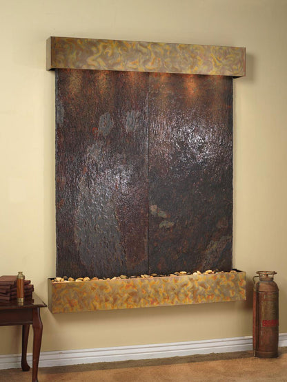 Adagio Majestic River 69"H x 54"W Indoor Wall Fountain MRR1011