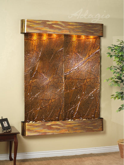 Adagio Majestic River 69"H x 54"W Indoor Wall Fountain MRR1011