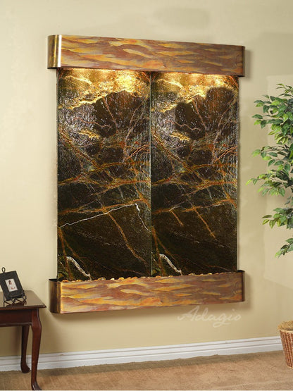 Adagio Majestic River 69"H x 54"W Indoor Wall Fountain MRR1011