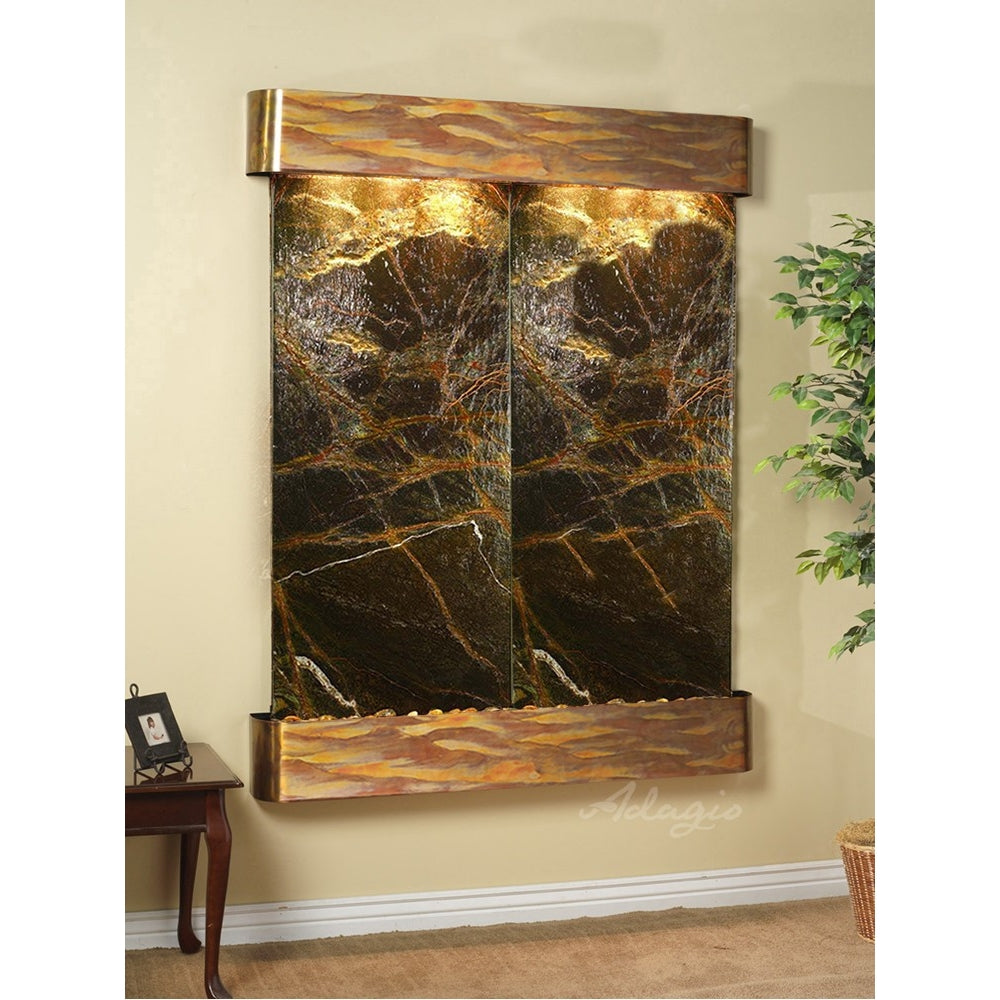Adagio Majestic River 69"H x 54"W Indoor Wall Fountain MRR1011