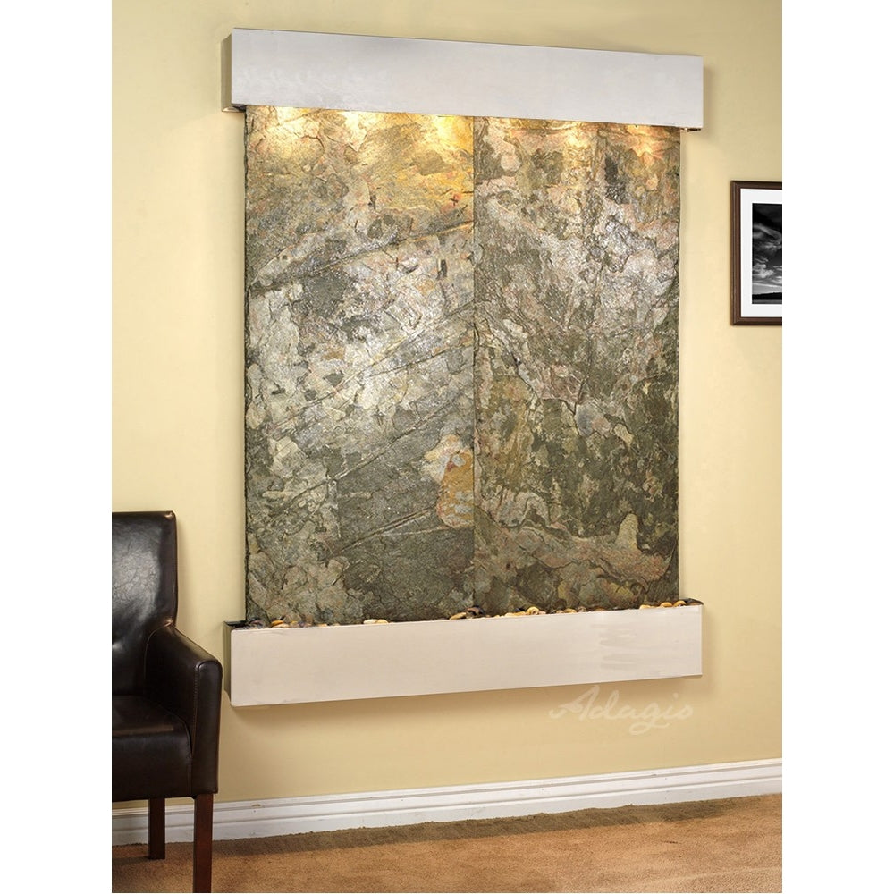Adagio Majestic River 69"H x 54"W Indoor Wall Fountain MRR1011