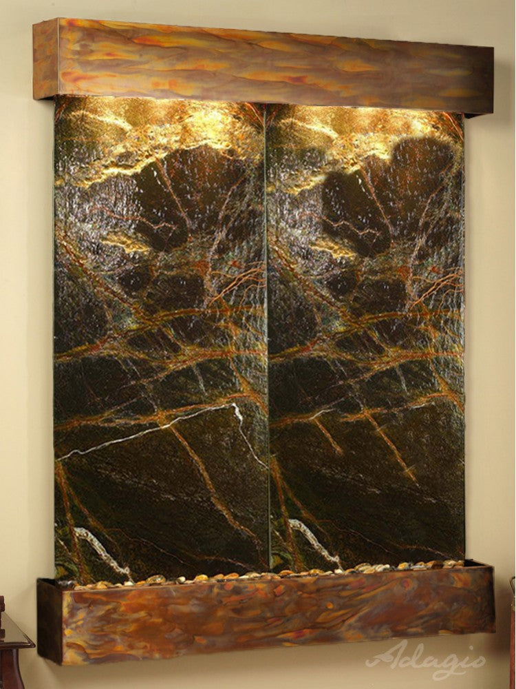 Adagio Majestic River 69"H x 54"W Indoor Wall Fountain MRR1011