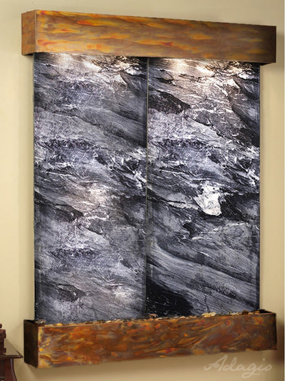 Adagio Majestic River 69"H x 54"W Indoor Wall Fountain MRR1011