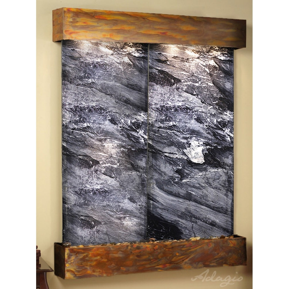 Adagio Majestic River 69"H x 54"W Indoor Wall Fountain MRR1011