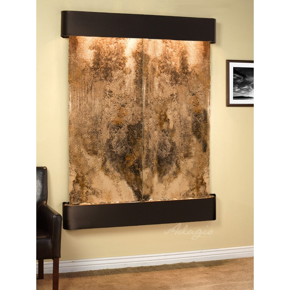 Adagio Majestic River 69"H x 54"W Indoor Wall Fountain MRR1011