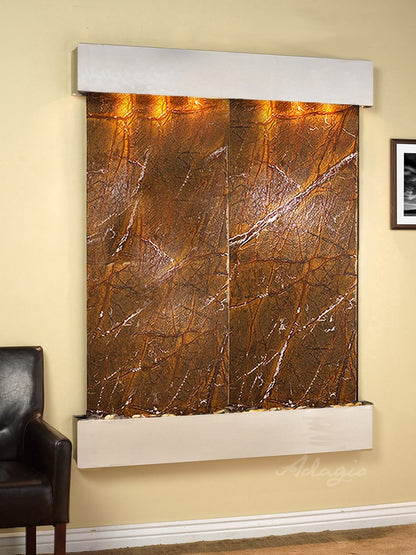 Adagio Majestic River 69"H x 54"W Indoor Wall Fountain MRR1011