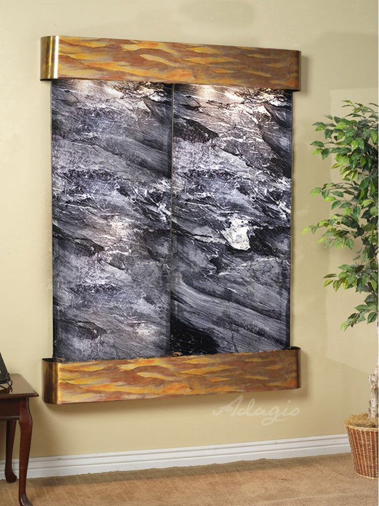 Adagio Majestic River 69"H x 54"W Indoor Wall Fountain MRR1011