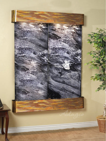 Adagio Majestic River 69"H x 54"W Indoor Wall Fountain MRR1011