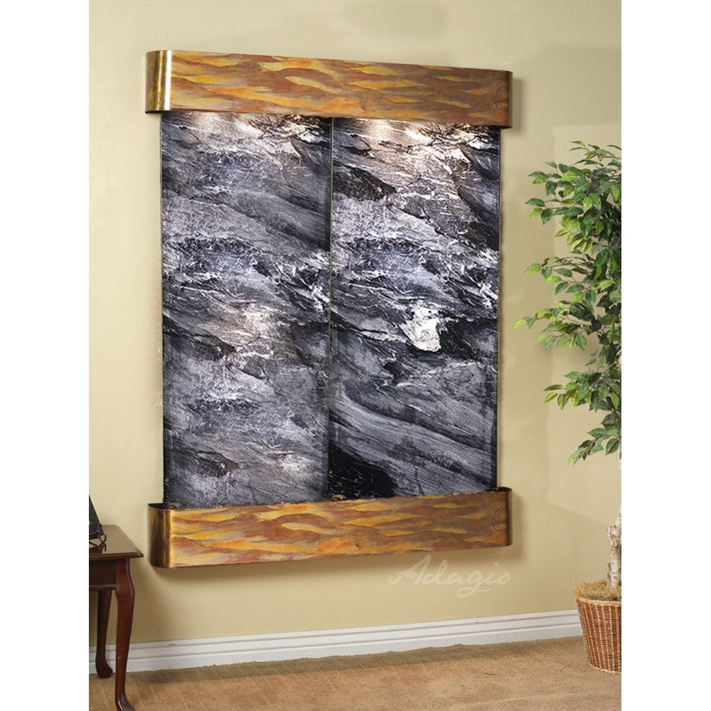 Adagio Majestic River 69"H x 54"W Indoor Wall Fountain MRR1011