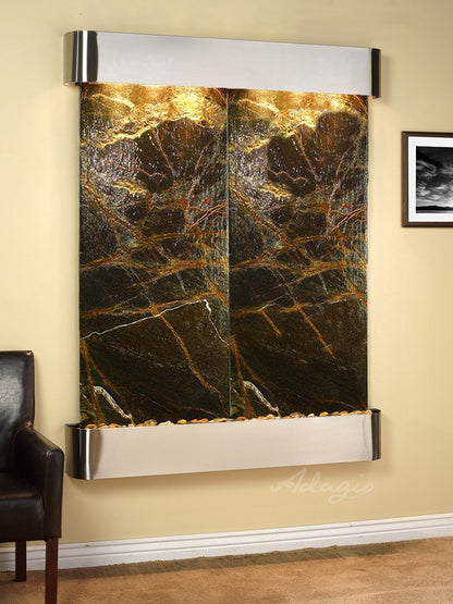 Adagio Majestic River 69"H x 54"W Indoor Wall Fountain MRR1011