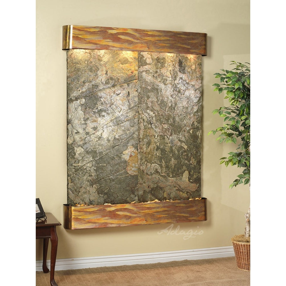 Adagio Majestic River 69"H x 54"W Indoor Wall Fountain MRR1011