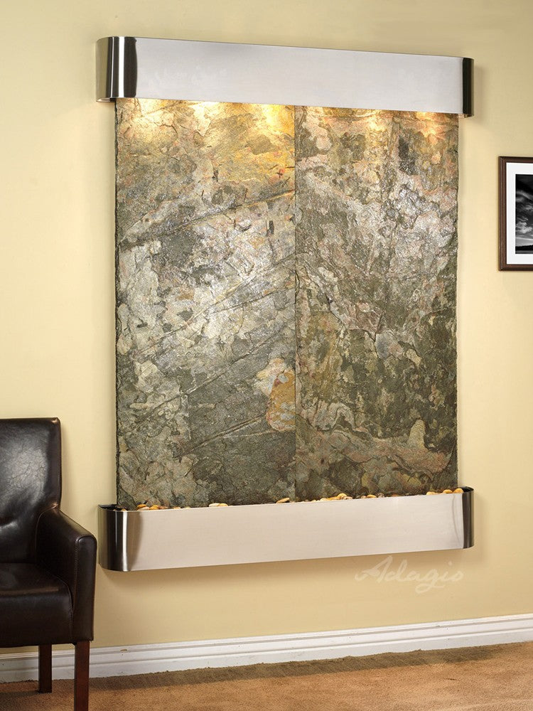 Adagio Majestic River 69"H x 54"W Indoor Wall Fountain MRR1011