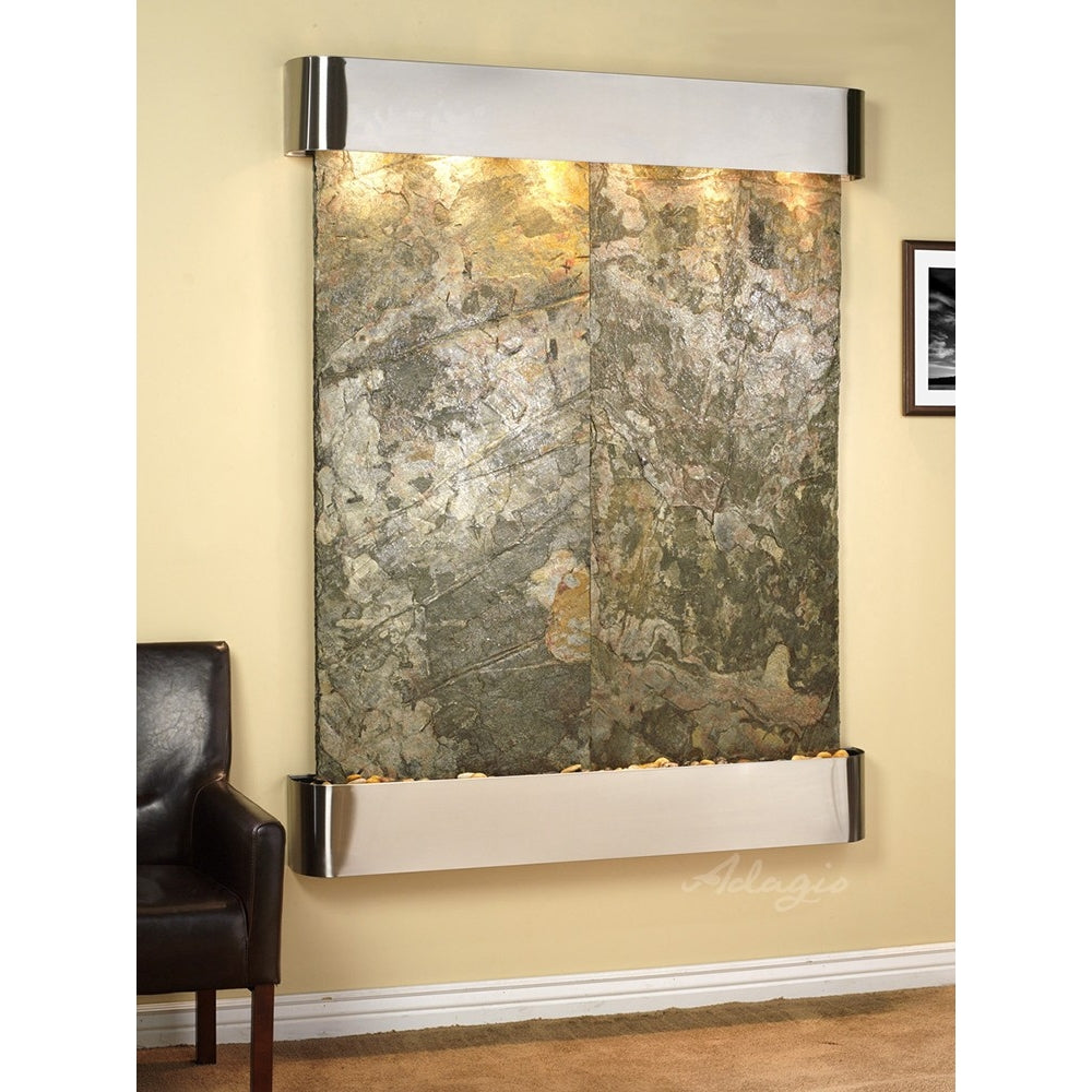 Adagio Majestic River 69"H x 54"W Indoor Wall Fountain MRR1011