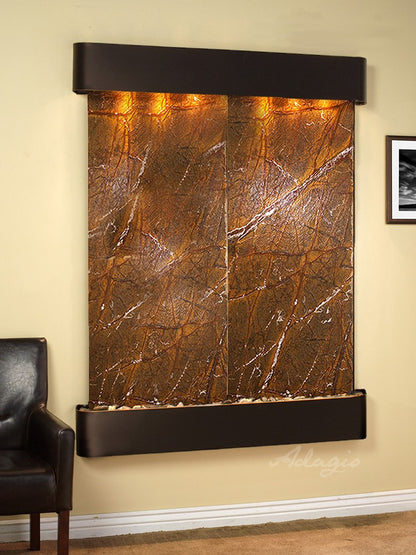 Adagio Majestic River 69"H x 54"W Indoor Wall Fountain MRR1011